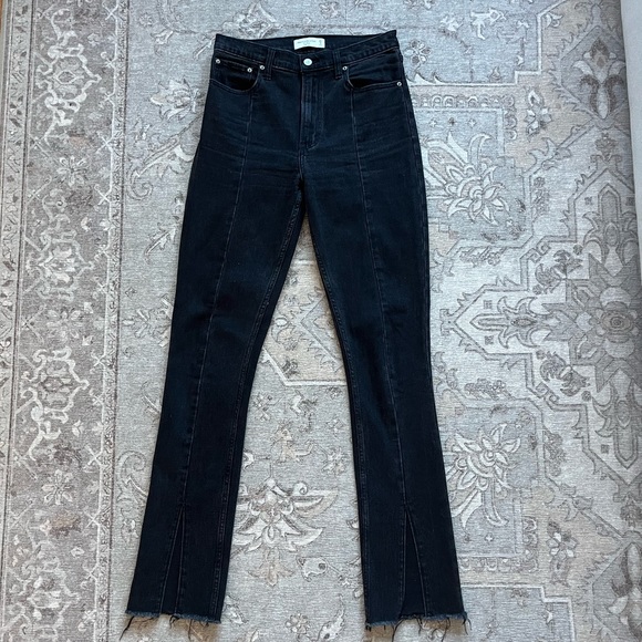 Abercrombie & Fitch Straight Leg Black Jeans - Picture 2 of 11
